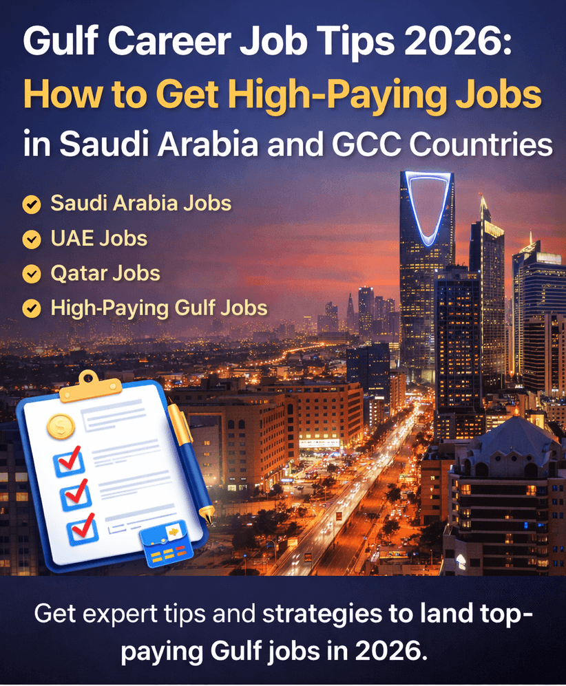 Gulf Career Job Tips 2026: How to Get High-Paying Jobs in Saudi Arabia and GCC Countries